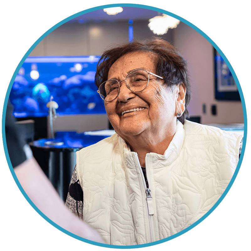 Dr. Alijanian providing personalized care to a dental patient